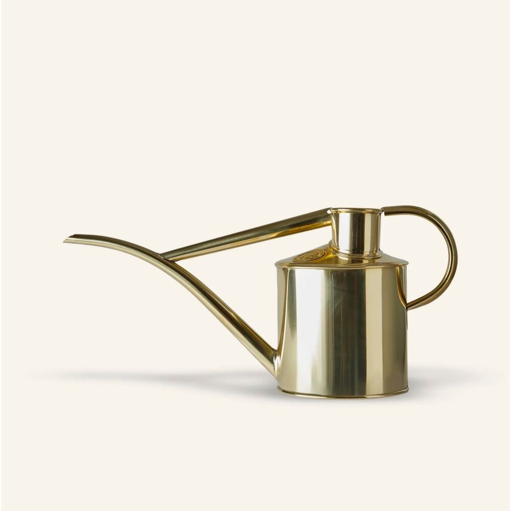 Haws The Fazeley Flow Watering Can - Brass 2 pint NEW in Open Box